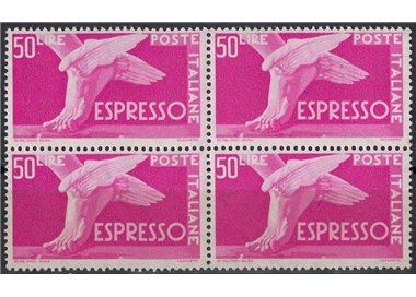 ITALIA 1955 Espresso £50 (in quartina) MNH**