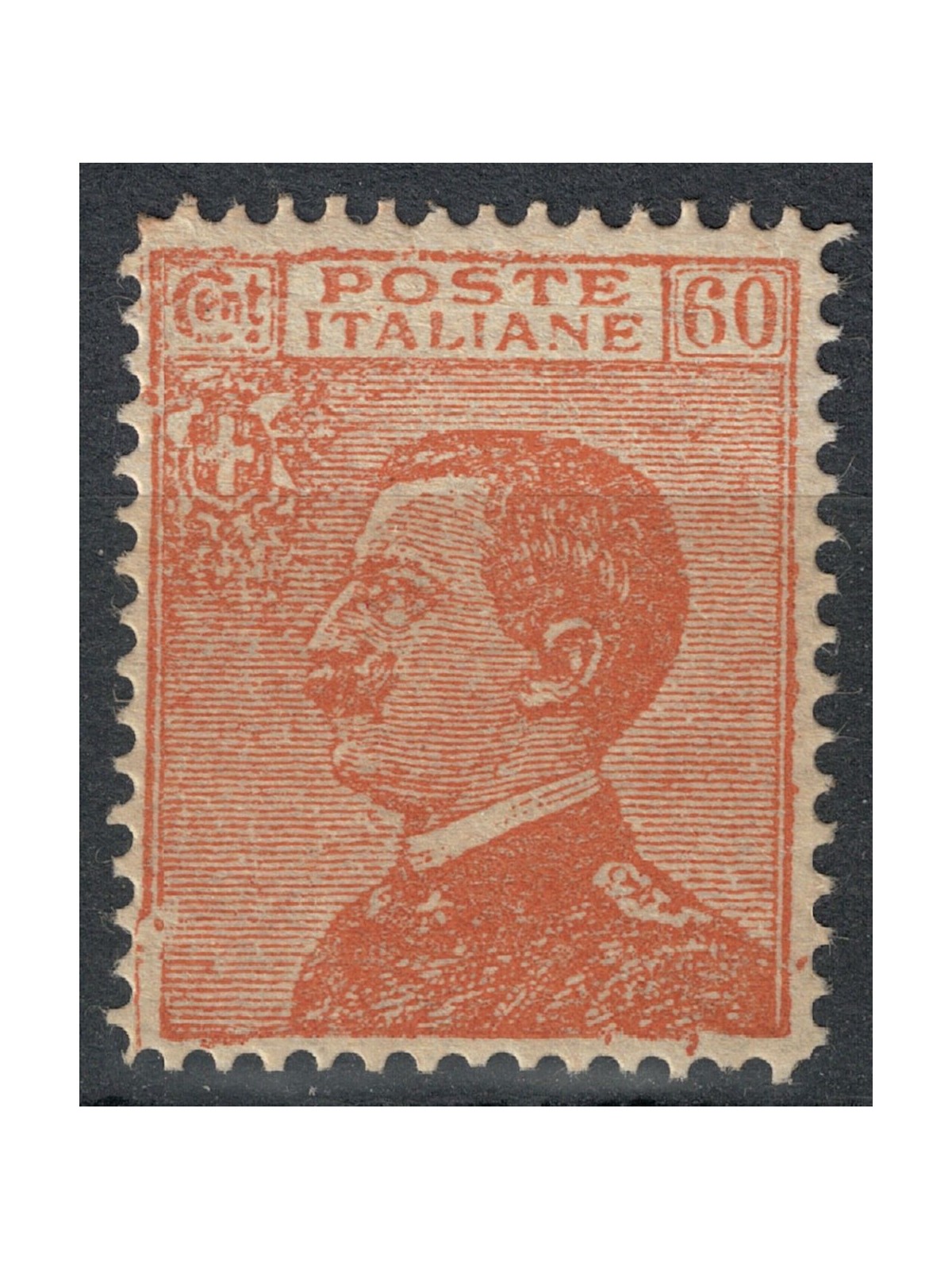 ITALY KINGDOM 1926 Michetti 60c orange (Rome fake) MNH**
