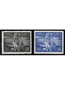 VATICANO 1948 Tobia (posta aerea) 2v MNH**