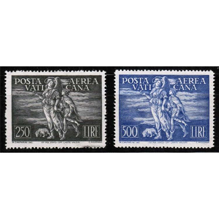 VATICANO 1948 Tobia (posta aerea) 2v MNH**