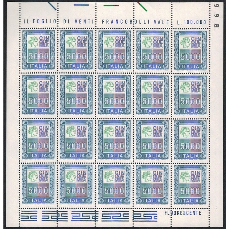 ITALY 1978-79 High values £5000 m/s MNH**