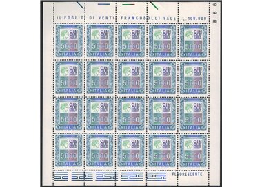 ITALIA 1978-79 Alti valori £ 5000 MF MNH**