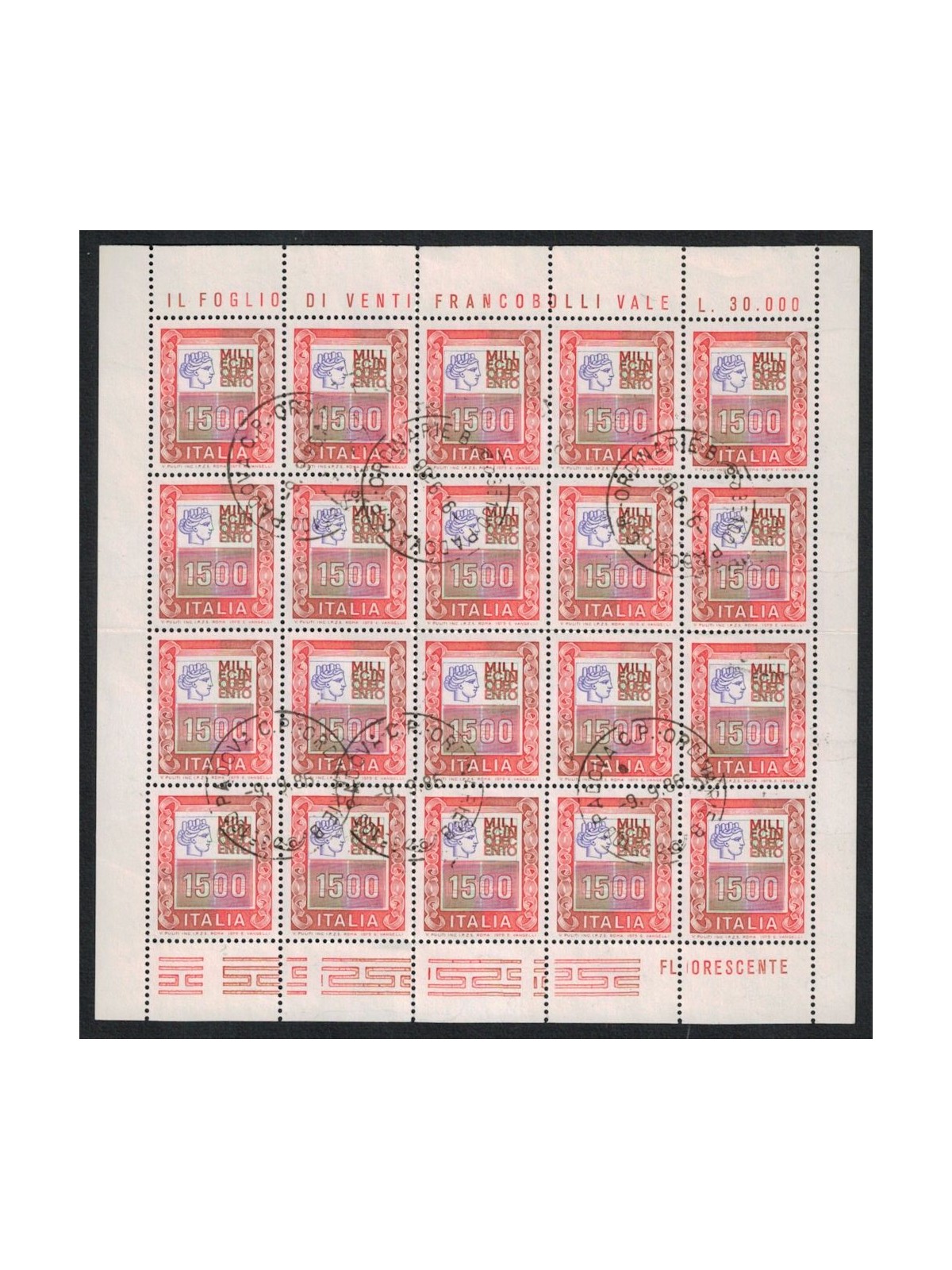 ITALY 1978-79 High Values £1500 m/s us