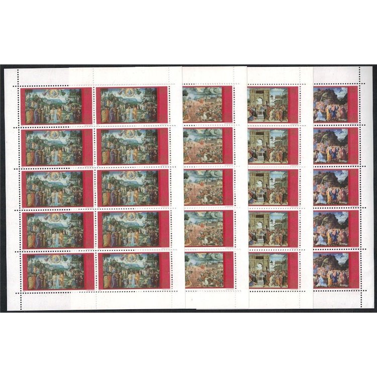 VATICANO 2001 Cappella Sistina 4 MF MNH**