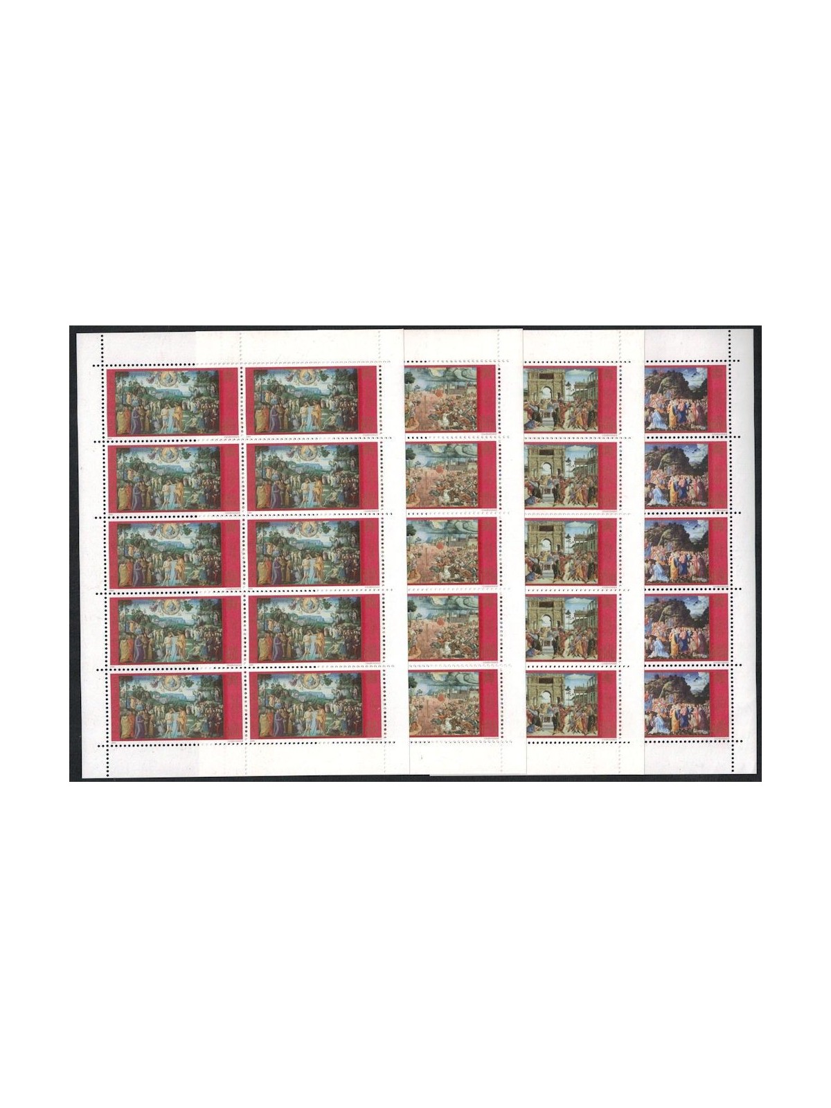 VATICANO 2001 Cappella Sistina 4 MF MNH**