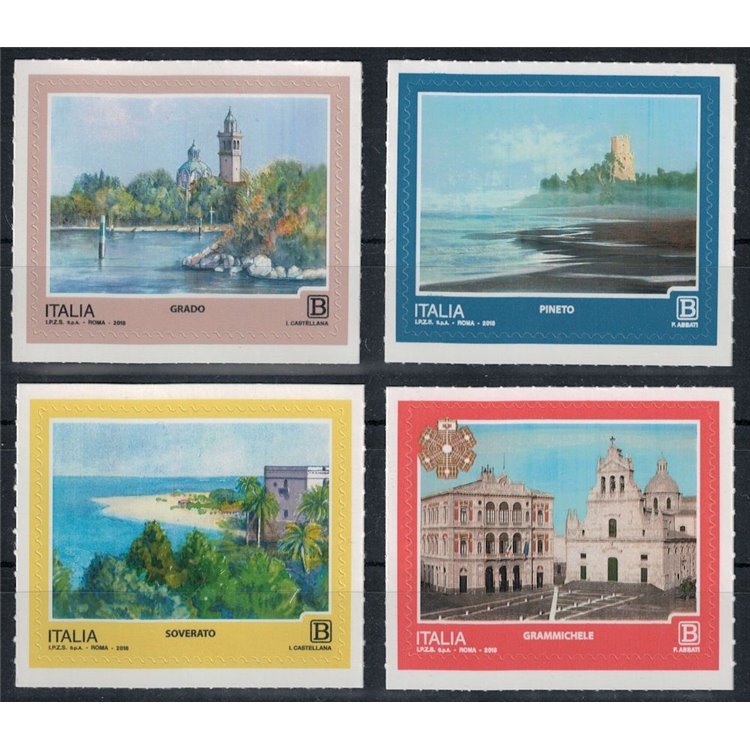 ITALY 2018 Tourism 4v MNH**