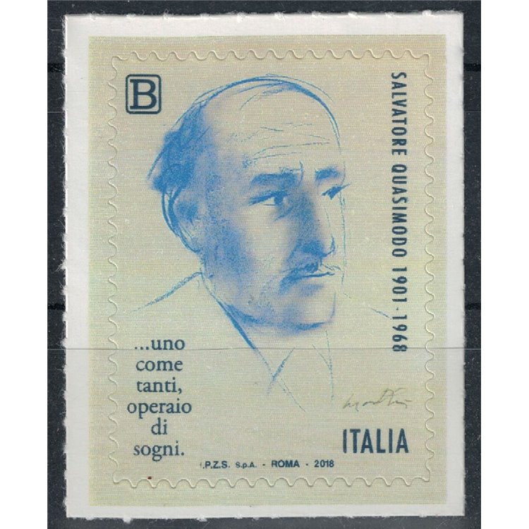 ITALY 2018 Salvatore Quasimodo MNH**