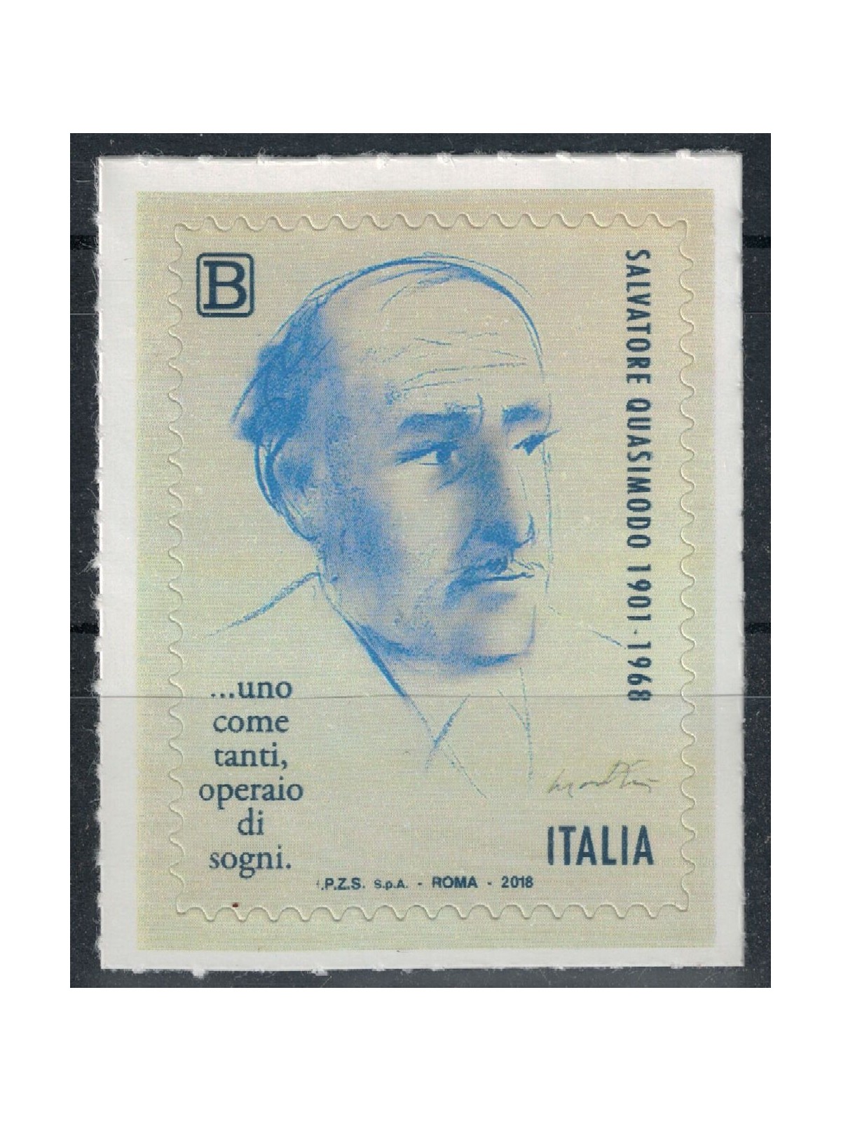 ITALY 2018 Salvatore Quasimodo MNH**