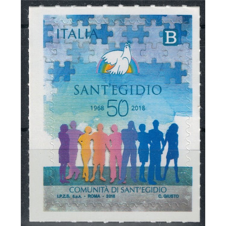 ITALIA 2018 Comunità di Sant'Egidio MNH**