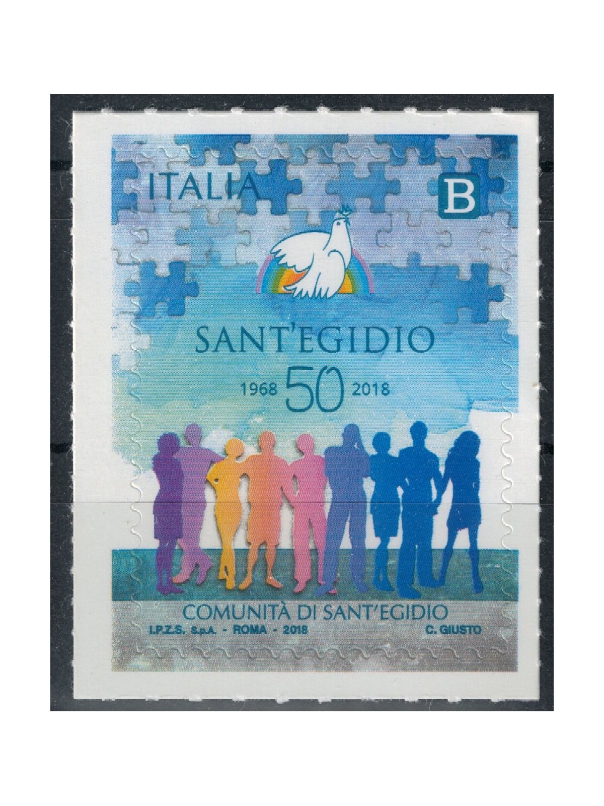 ITALY 2018 Community of Sant'Egidio MNH**