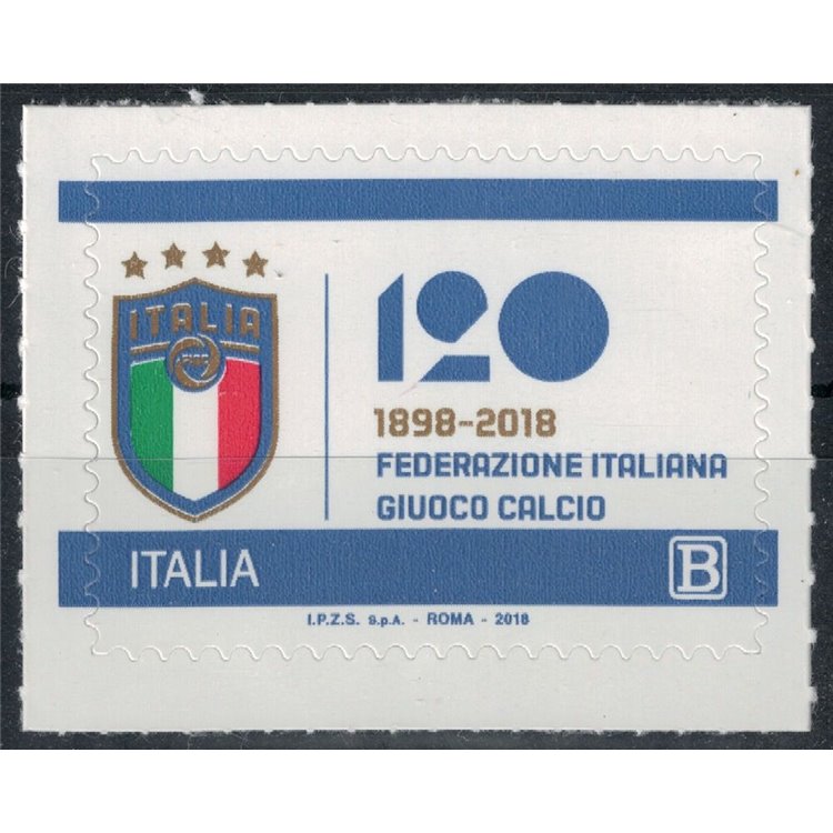 ITALIA 2018 Federazione Italiana Giuoco Calcio MNH**