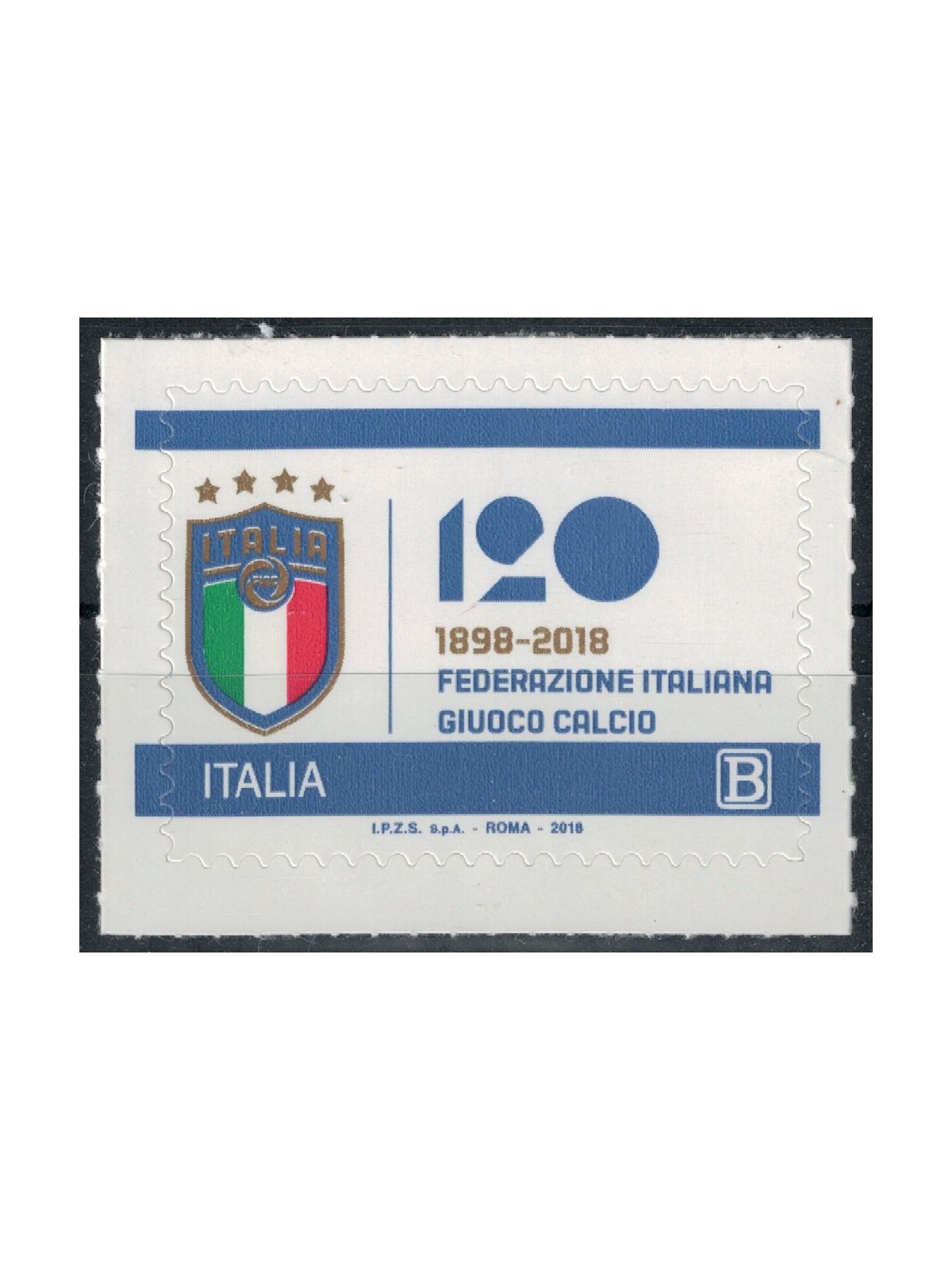 ITALIA 2018 Federazione Italiana Giuoco Calcio MNH**