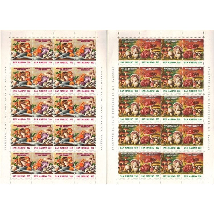 SAN MARINO 1992 Mycological Exhibition of the Titan 2 m/s MNH**