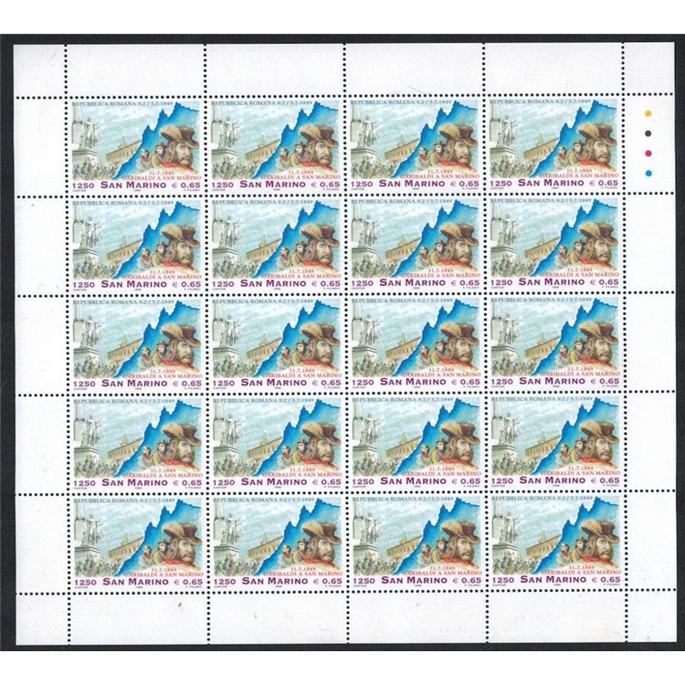 SAN MARINO 1999 Roman Republic 1 full sheet MNH**