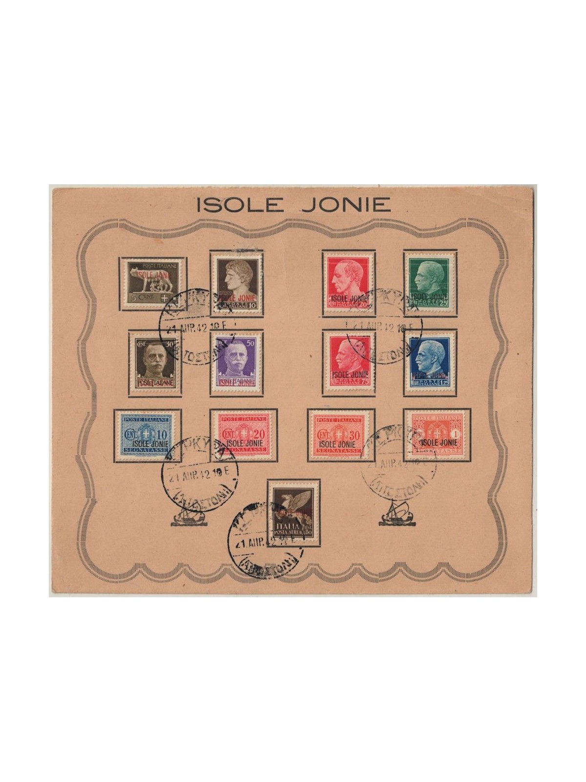 JOHANNESBURG ISLANDS 1941 Complete series 13v us