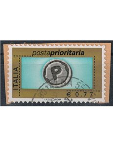 ITALY 2002 Priority Mail €0.77 us