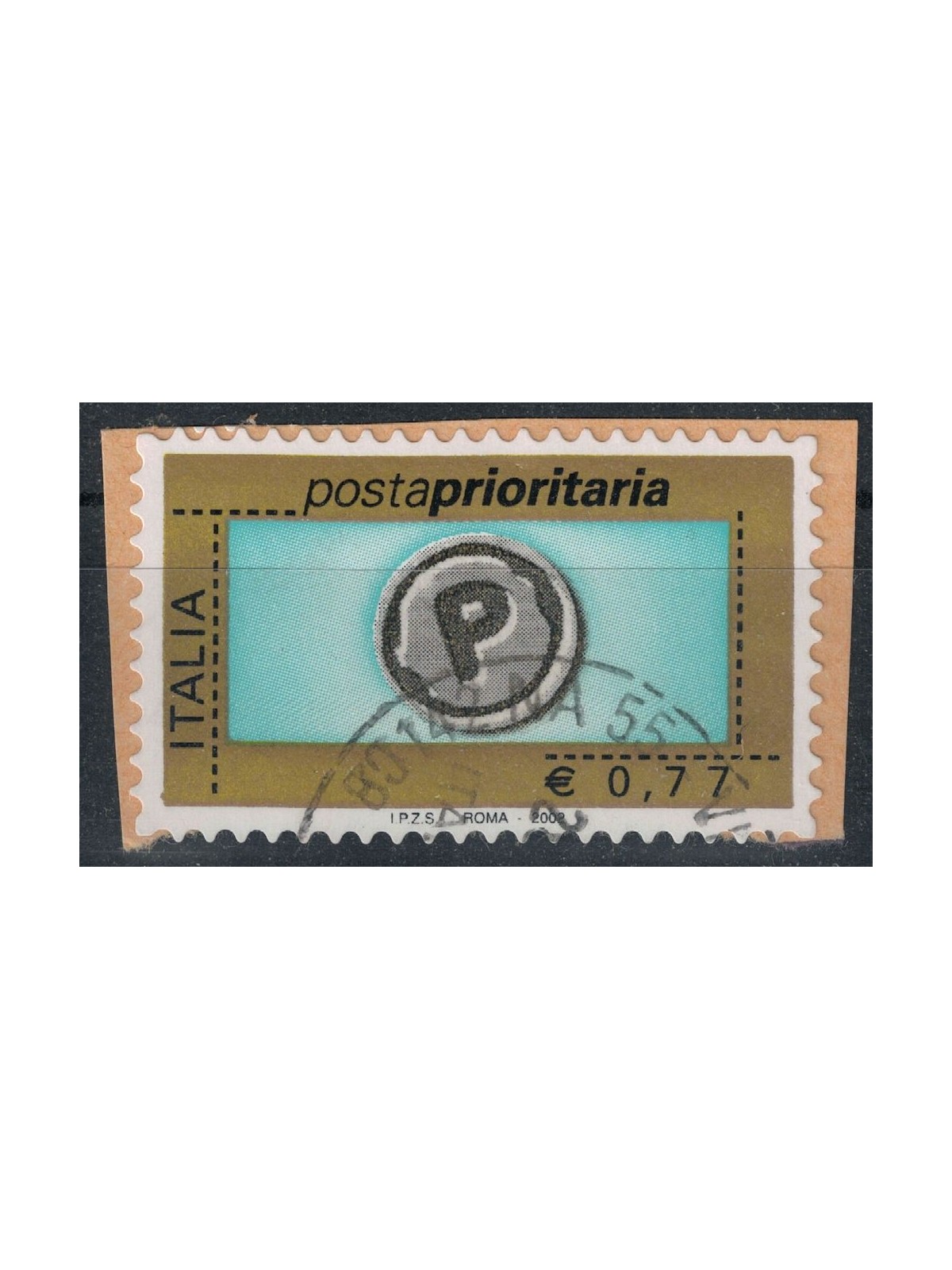 ITALIA 2002 Posta prioritaria € 0,77 us