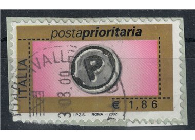 ITALIA 2002 Posta prioritaria € 1,86 us