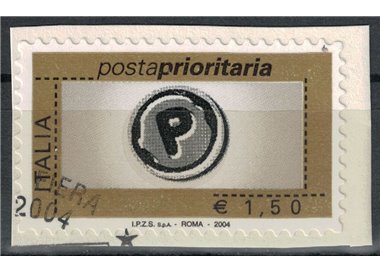 ITALY 2004 Priority Mail €1.50 us