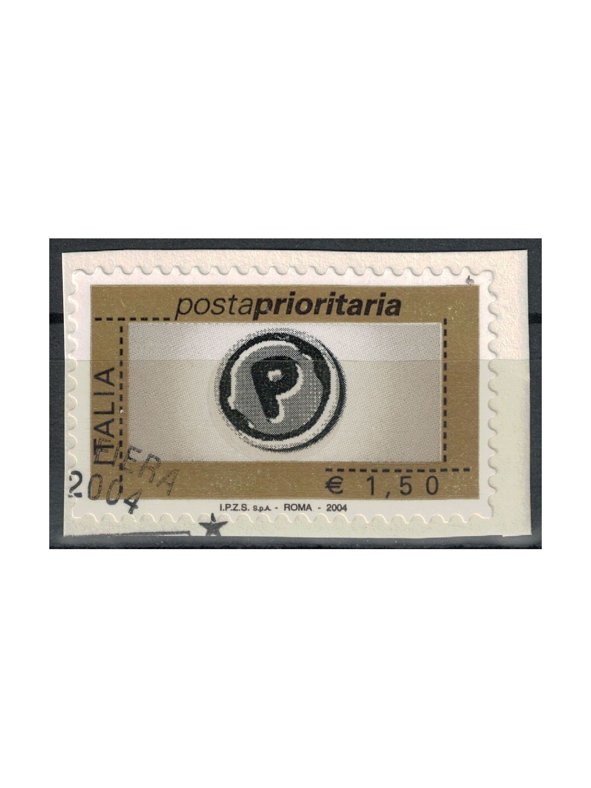 ITALY 2004 Priority Mail €1.50 us