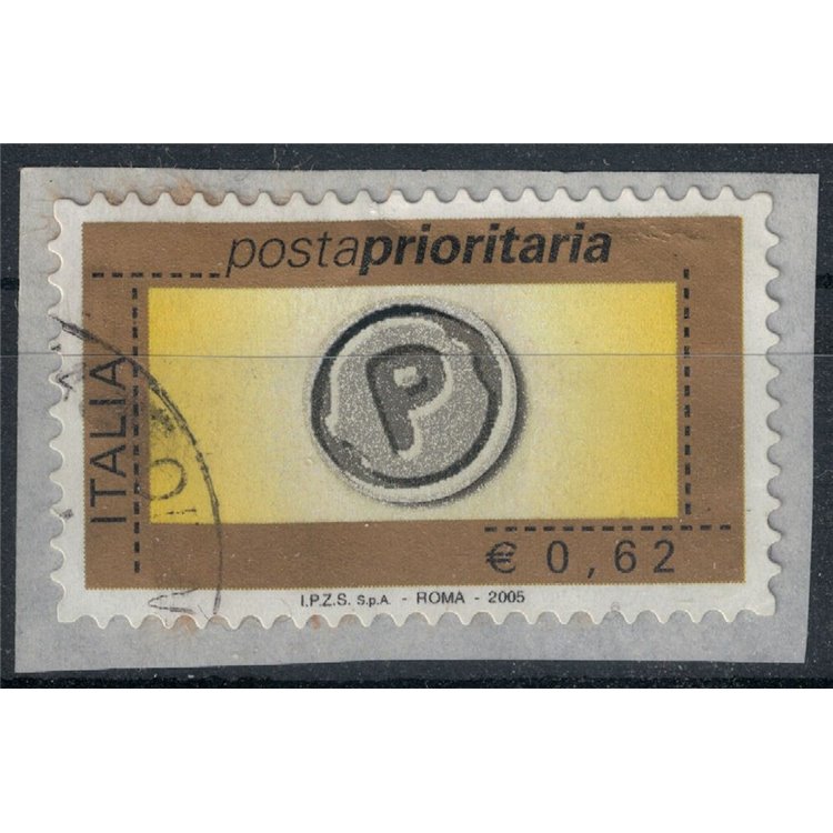 ITALIA 2005 Posta Prioritaria € 0,62 us