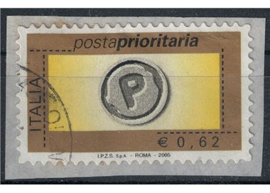 ITALY 2005 Priority Mail €0.62 us