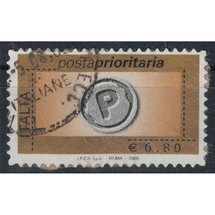 ITALIA 2005 Posta Prioritaria € 0,80 us