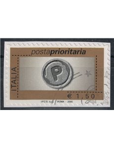 ITALY 2005 Priority Mail €1.50 us