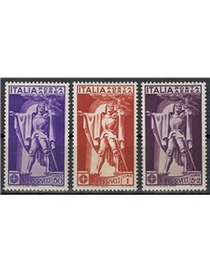 ITALIA REGNO 1930 Francesco Ferrucci (posta aerea) 3v MH*