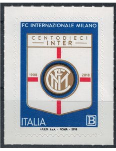 ITALY 2018 Inter Anniversary MNH**