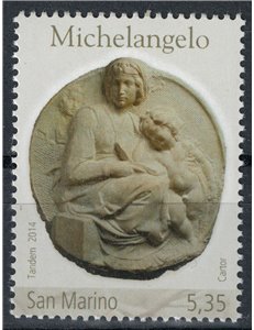 SAN MARINO 2014 Michelangelo MNH**