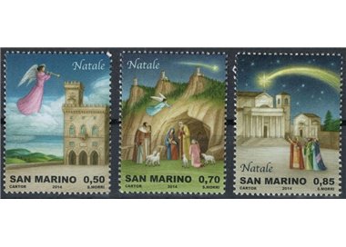 SAN MARINO 2014 Christmas 3v MNH**