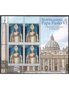 VATICANO 2014 Beatificazione di Papa Paolo VI MF MNH**