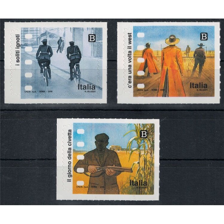 ITALIA 2018 Cinema italiano 3v MNH**