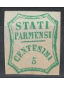 DUCHY OF PARMA 1859 5c green blue MNG