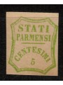 DUCHY OF PARMA 1859 5c green yellow MNG