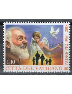 VATICAN 2018 Padre Pio MNH**