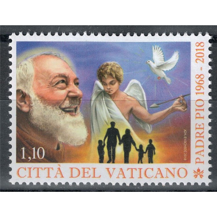 VATICAN 2018 Padre Pio MNH**