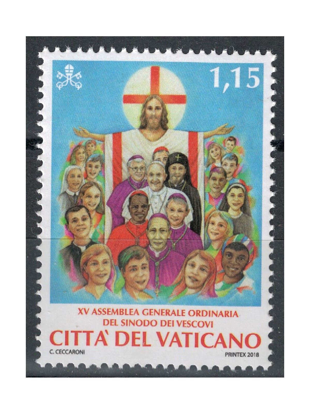 VATICANO 2018 Sinodo dei Vescovi MNH**