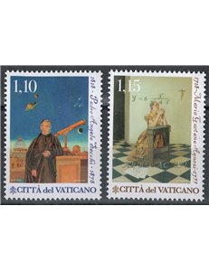 VATICANO 2018 Scienza e Fede 2v MNH**