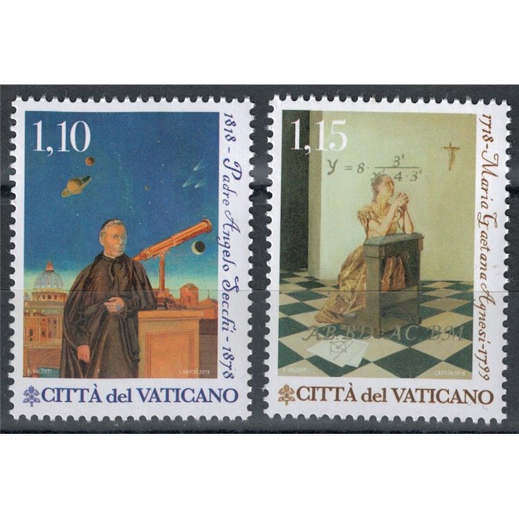 VATICAN 2018 Science and Faith 2v MNH**
