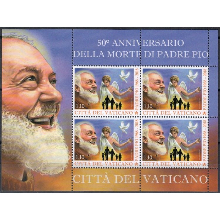 VATICANO 2018 Padre Pio MF MNH**