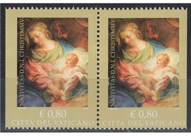 VATICANO 2005 Natale da libretto 2v MNH**