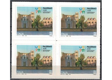 ITALY 2018 Palermo Capital of Culture (in block of four) MNH**