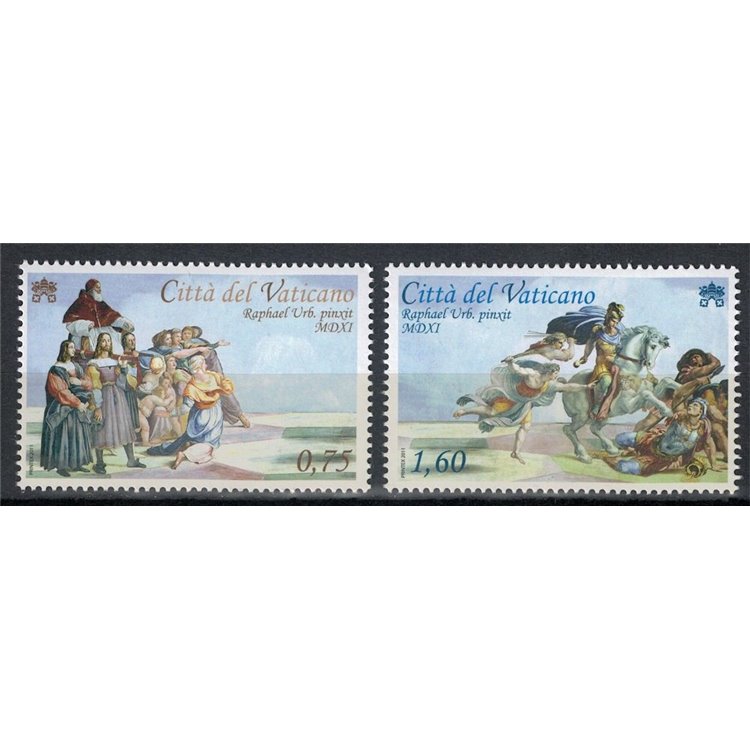 VATICANO 2011 Raffaello, la stanza di Eliodoro 2v MNH**