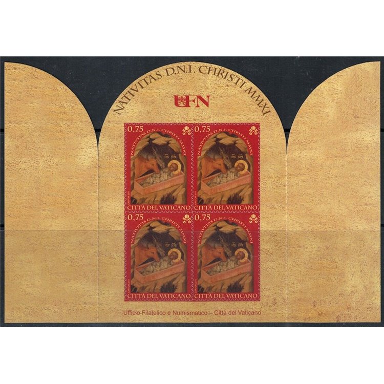VATICANO 2011 Natale LB MNH**