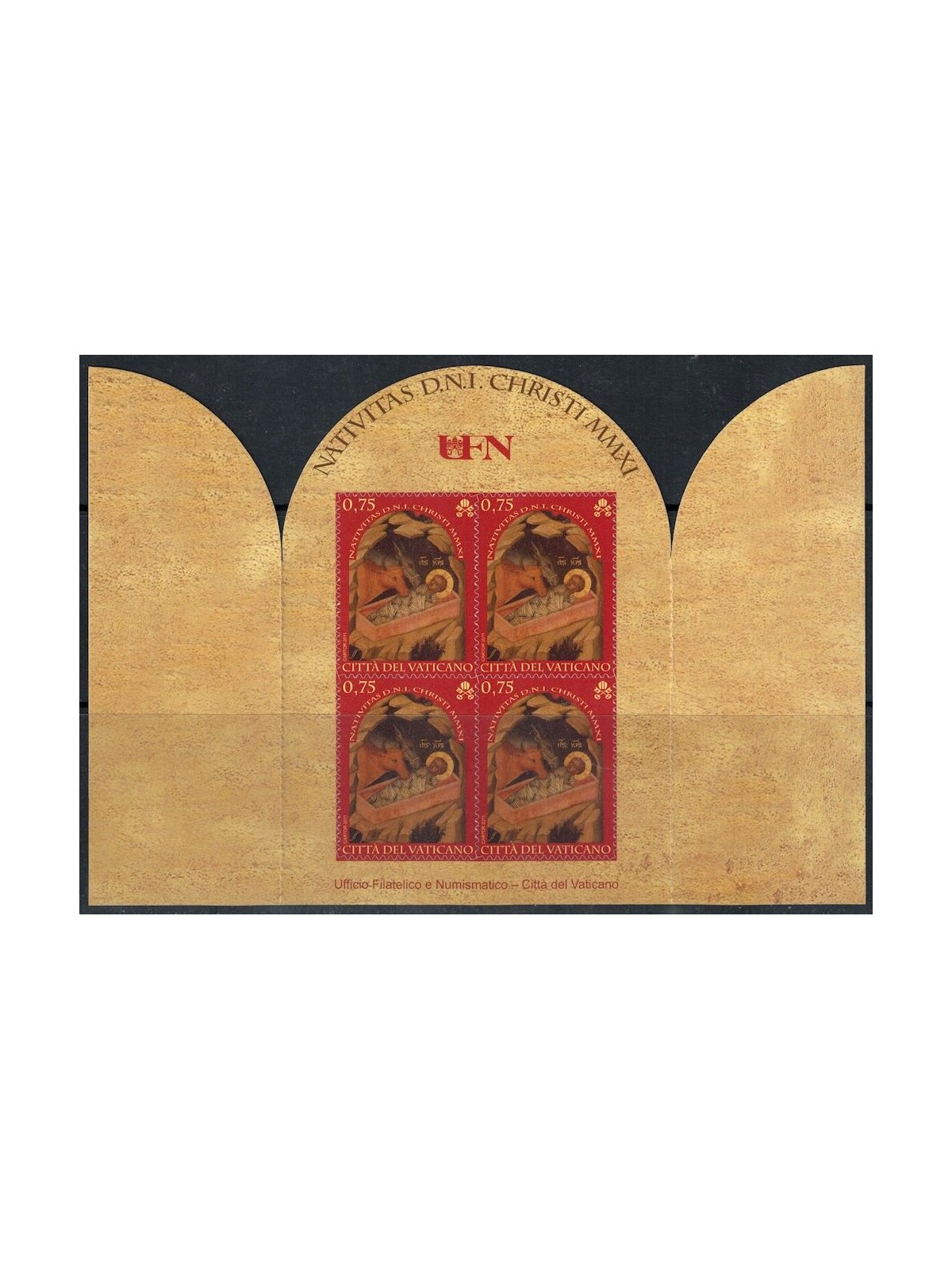 VATICANO 2011 Natale LB MNH**