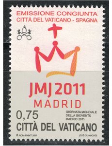 VATICAN 2011 World Youth Day MNH**