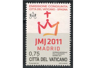 VATICANO 2011 Giornata Mondiale della Gioventù MNH**