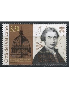 VATICANO 2011 Rugerius Boscovich MNH**